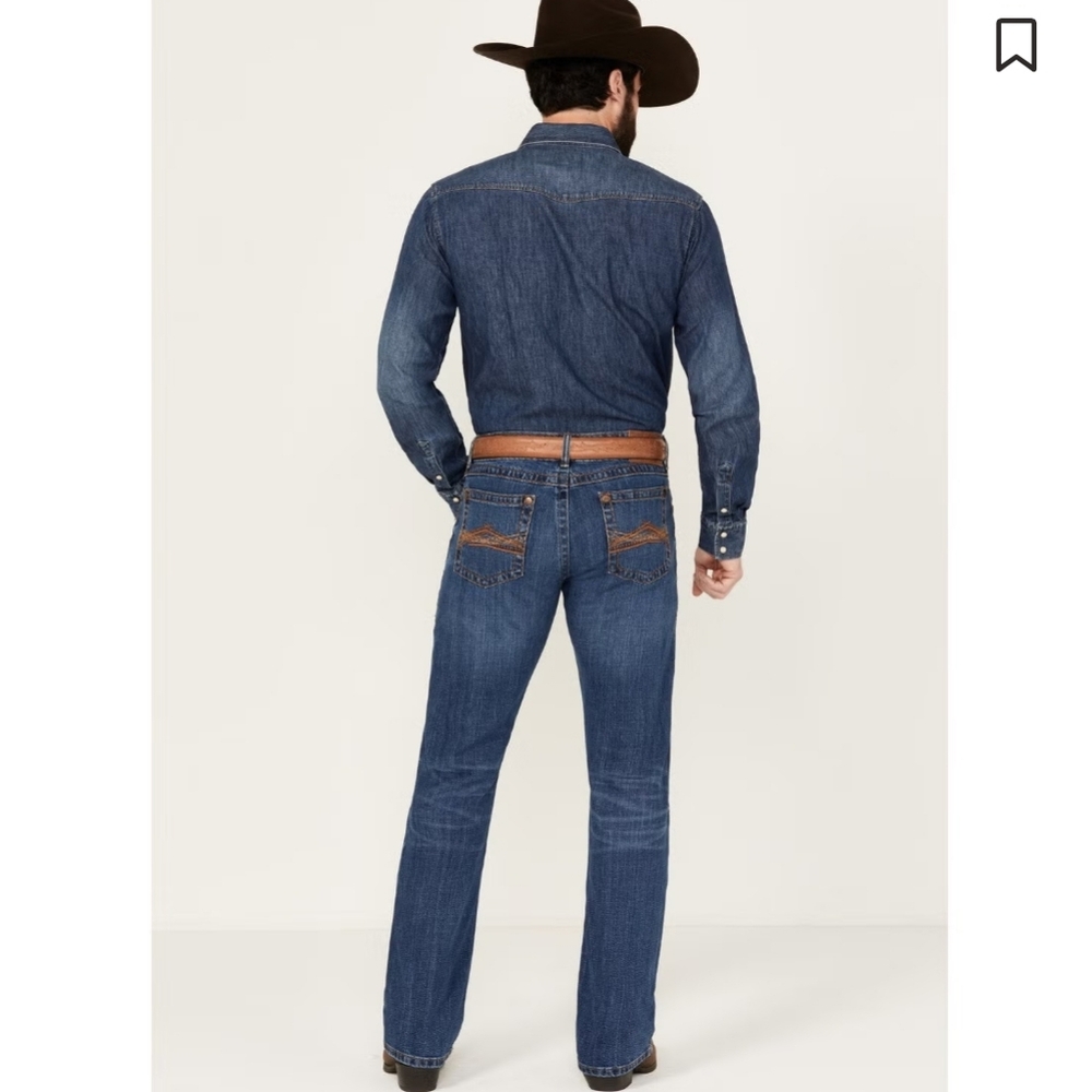 Rock 47 by Wrangler Men's Bootcut Jeans